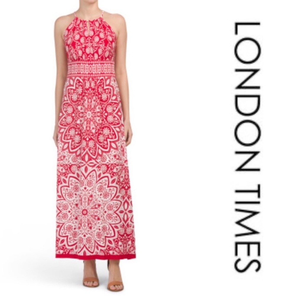 London Times Maxi dress NWT